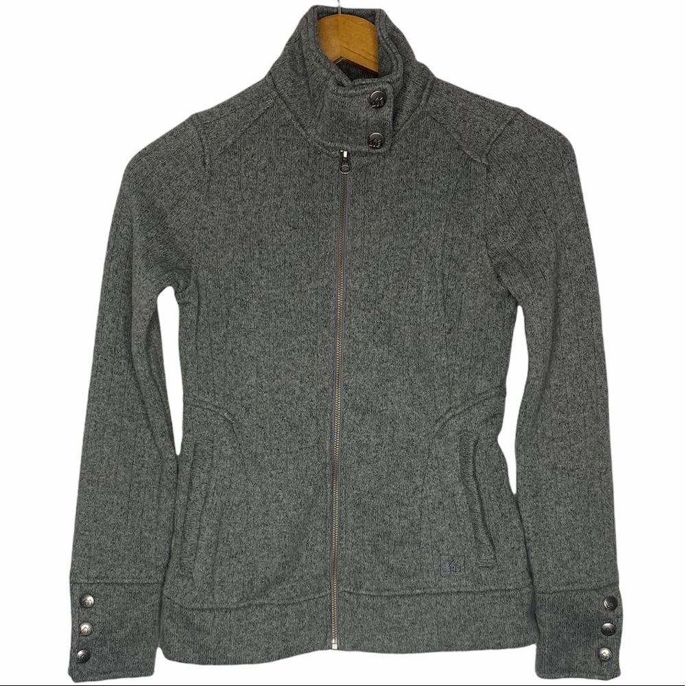 REI sweater coat knit turtle neck size xxs